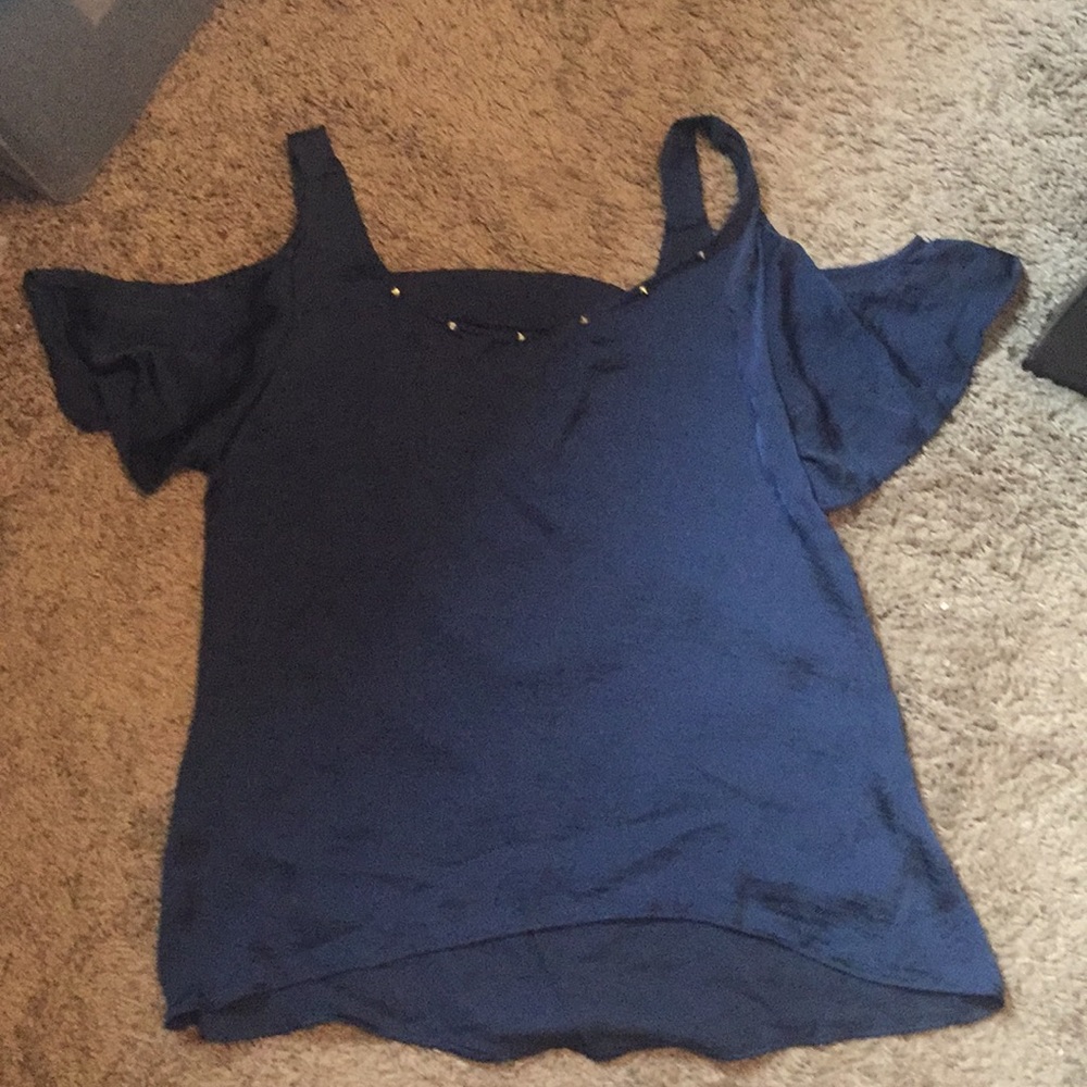 Navy top with studs